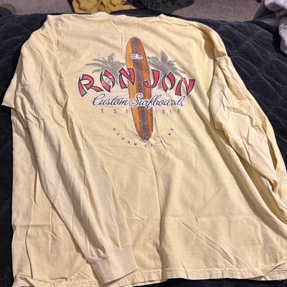Ron, John, long sleeve T-shirt, and yellow size XXL - Picture 4 of 5
